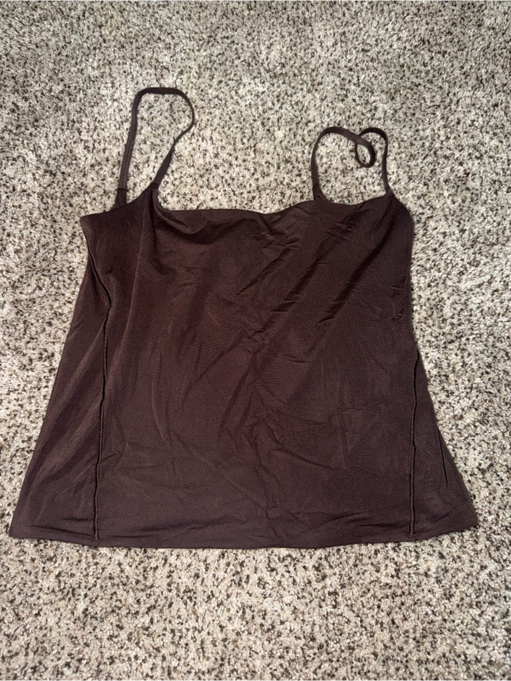 lululemon athletica Brown Slim-Strap Cami